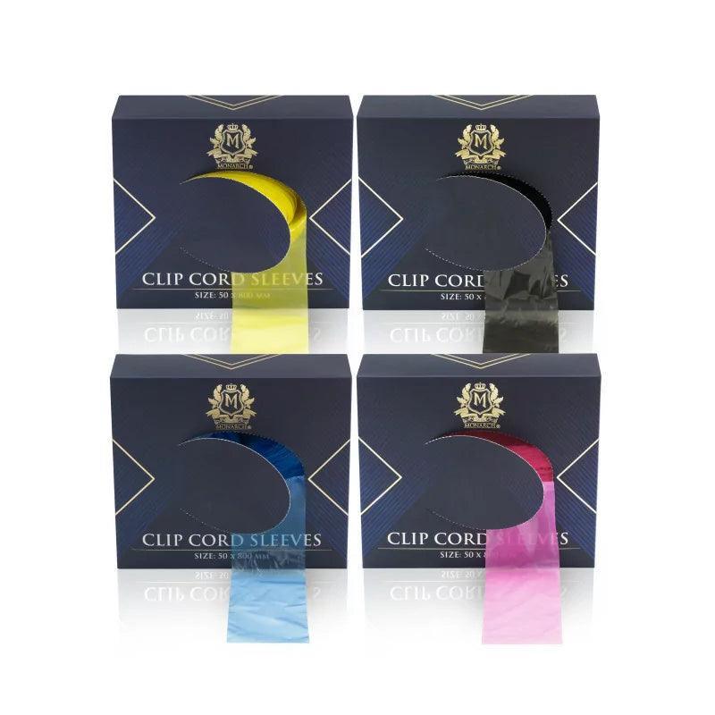 Skin Monarch Clip Cord Sleeves Dark Grey — size detail