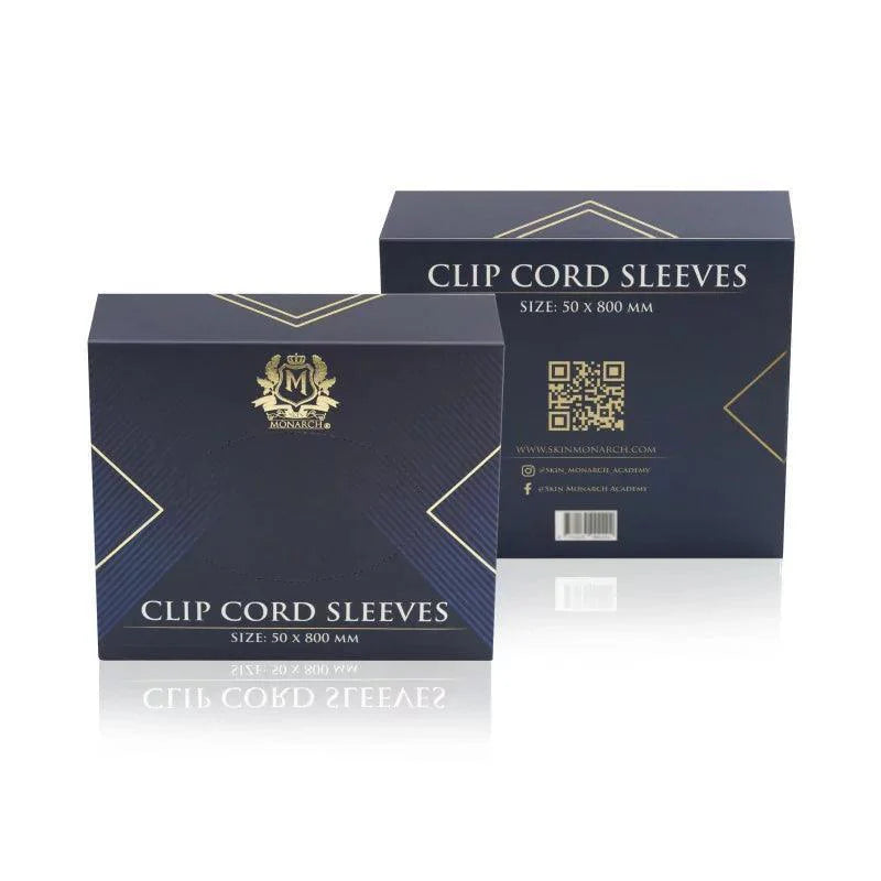 Skin Monarch Clip Cord Sleeves Dark Grey — single sleeve